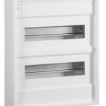 BK003522-- Aufputz Verteiler 2-reihig, 24TE, signalweiß, ohne Türe<br><u>Verkaufseinheit: 1Stk</u>