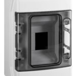BK050200-- Aufputzverteiler 1-reihig, 4TE, IP65, transparente Tür<br><u>Verkaufseinheit: 1Stk</u>