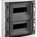 BK050203-- Aufputzverteiler 2-reihig, 24TE, IP65, transparente Tür<br><u>Verkaufseinheit: 1Stk</u>