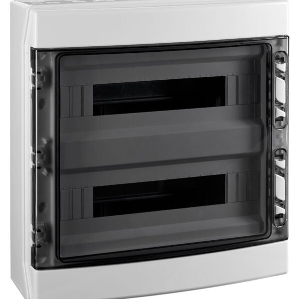 BK050205-- Aufputzverteiler 2-reihig, 36TE, IP65, transparente Tür<br><u>Verkaufseinheit: 1Stk</u>