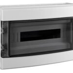 BK050206-- Aufputzverteiler 1-reihig, 18TE, IP65, transparente Tür<br><u>Verkaufseinheit: 1Stk</u>