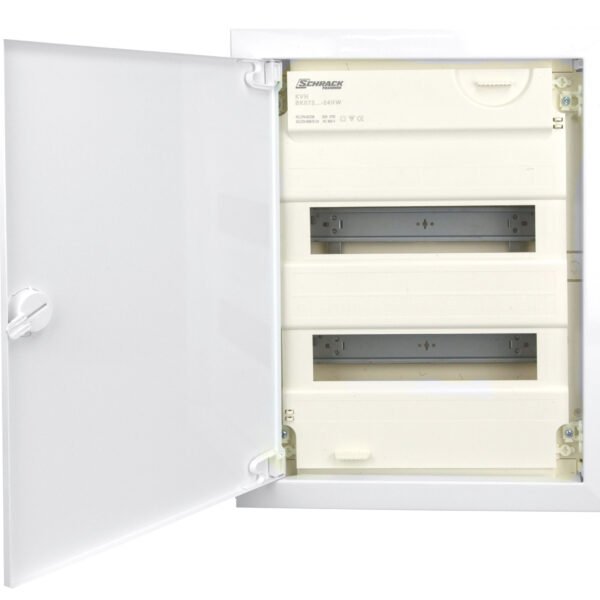 BK072002-- UP Wohngsverteiler KVH 2-r. 24/28TE - Hohlwand Rahmen flach<br><u>Verkaufseinheit: 1Stk</u>