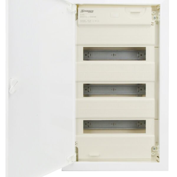 BK072003-- UP Wohngsverteiler KVH 3-r. 36/42TE - Hohlwand Rahmen flach<br><u>Verkaufseinheit: 1Stk</u>