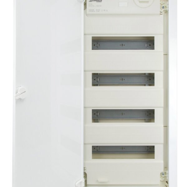 BK072004-- UP Wohngsverteiler KVH 4-r. 48/56TE - Hohlwand Rahmen flach<br><u>Verkaufseinheit: 1Stk</u>