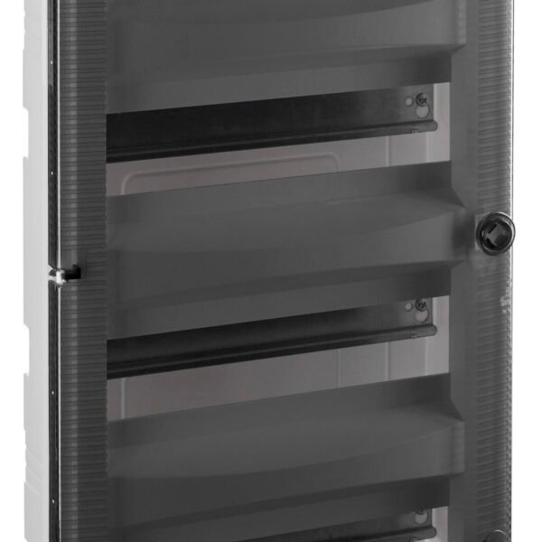 BK080009-- UP-Wohnungsverteiler 4-reihig, 48TE, IP40, transparente Tür<br><u>Verkaufseinheit: 1Stk</u>