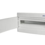 BK080054-- UP-Wohnungsverteiler 1-reihig, 18TE, IP40, weiße Tür<br><u>Verkaufseinheit: 1Stk</u>