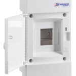 BK080055-- UP-Wohnungsverteiler 1-reihig, 4TE, IP40, weiße Tür<br><u>Verkaufseinheit: 1Stk</u>