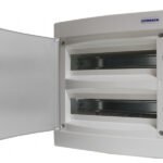 BK080056-- UP-Wohnungsverteiler 2-reihig, 36TE, IP40, weiße Tür<br><u>Verkaufseinheit: 1Stk</u>