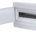 BK080058-- UP-Wohnungsverteiler 1-reihig, 24TE, IP40, weiße Tür<br><u>Verkaufseinheit: 1Stk</u>