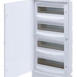 BK080059-- UP-Wohnungsverteiler 4-reihig, 48TE, IP40, weiße Tür<br><u>Verkaufseinheit: 1Stk</u>