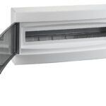 BK080109-- AP-Wohnungsverteiler 1-reihig, 24TE, IP40, transparente Tür<br><u>Verkaufseinheit: 1Stk</u>