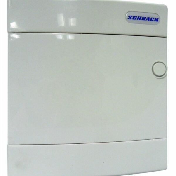 BK080150-- AP-Wohnungsverteiler 1-reihig, 8TE, IP40, weiße Tür<br><u>Verkaufseinheit: 1Stk</u>