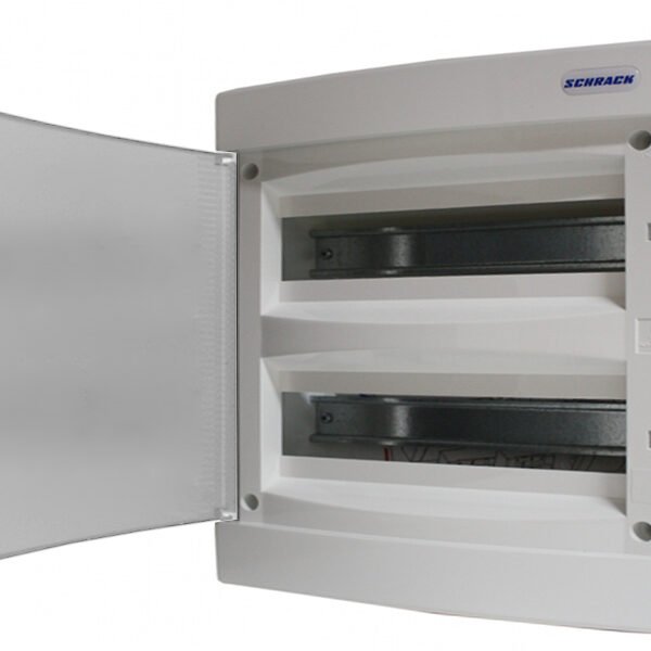 BK080156-- AP-Wohnungsverteiler 2-reihig, 36TE, IP40, weiße Tür<br><u>Verkaufseinheit: 1Stk</u>