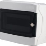 BK080202-- AP-Wohnungsverteiler 1-reihig, 12TE, IP65, transparente Tür<br><u>Verkaufseinheit: 1Stk</u>