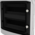 BK080203-- AP-Wohnungsverteiler 2-reihig, 24TE, IP65, transparente Tür<br><u>Verkaufseinheit: 1Stk</u>