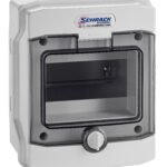 BK080207-- AP-Wohnungsverteiler 1-reihig, 6TE, IP65, transparente Tür<br><u>Verkaufseinheit: 1Stk</u>