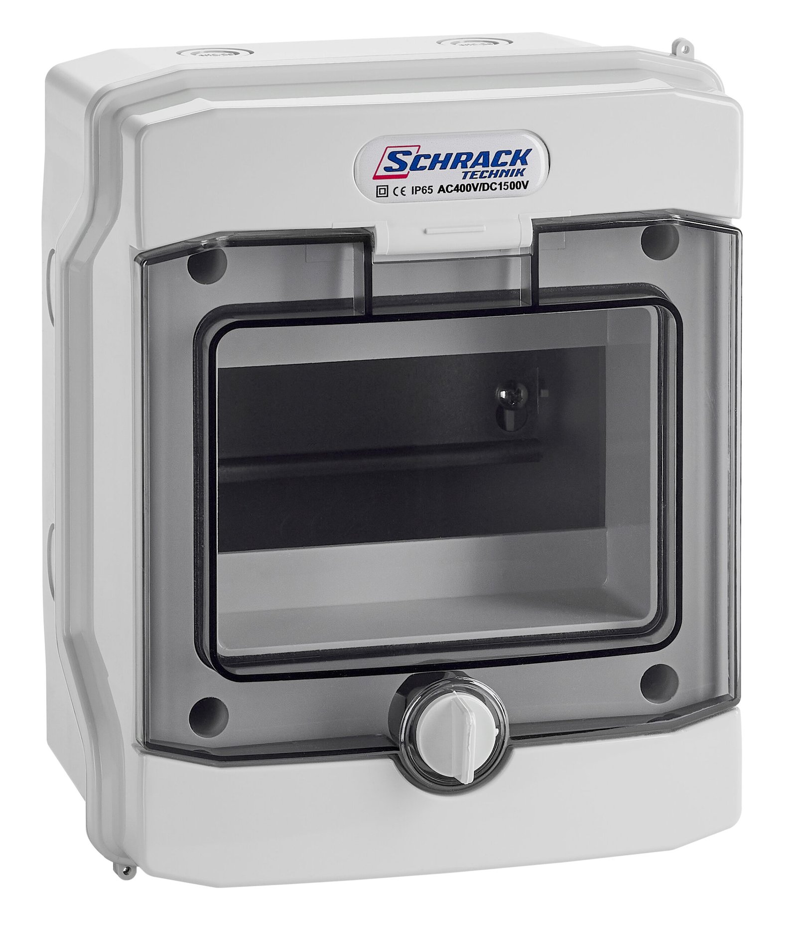 f_bk080207- BK080207-- AP-Wohnungsverteiler 1-reihig, 6TE, IP65, transparente Tür<br><u>Verkaufseinheit: 1Stk</u> – Bild 1