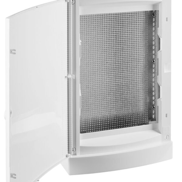 BK080753-- AP-Mediaverteiler 3-reihig, 36TE, IP40, weiße Tür<br><u>Verkaufseinheit: 1Stk</u>