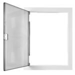 BK0852022F Kunststoffrahmen für BK085, 2-reihig, IP40, transparente Tür<br><u>Verkaufseinheit: 1Stk</u>