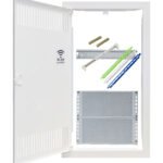 BK0855032F Media-Kombiverteiler Rahmen und Tür, vertikal 3-reihig<br><u>Verkaufseinheit: 1Stk</u>