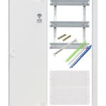 BK0855052K Media-Kombi Rahmen und Tür, vertikal 5-reihig, 3 Hutschienen<br><u>Verkaufseinheit: 1Stk</u>