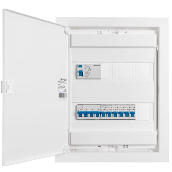 BKAU6403GA Wohnungsverteiler UPA403, FI Typ GA vsf. +1 x C16 3+N<br><u>Verkaufseinheit: 1Stk</u>