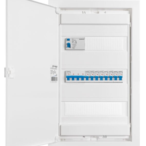 BKU6406GA- UP-Wohnungsverteiler 3-reihig mit FI "G", Typ "A", vsf.<br><u>Verkaufseinheit: 1Stk</u>