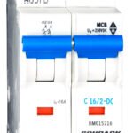 BM015216-- DC-Sicherungsautomat, Kennlinie C, 16A, 2-polig, 10kA<br><u>Verkaufseinheit: 1Stk</u>