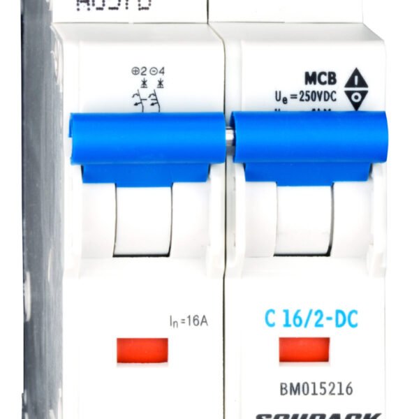 BM015216-- DC-Sicherungsautomat, Kennlinie C, 16A, 2-polig, 10kA<br><u>Verkaufseinheit: 1Stk</u>