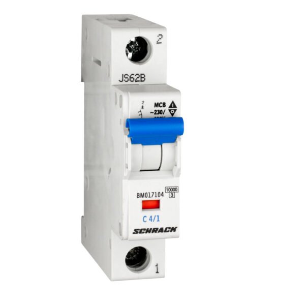 BM017104-- Sicherungsautomat, Kennlinie C, 4A, 1-polig, 10kA<br><u>Verkaufseinheit: 1Stk</u>