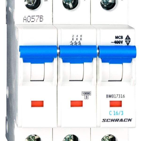 BM017316-- Sicherungsautomat, Kennlinie C, 16A, 3-polig, 10kA<br><u>Verkaufseinheit: 1Stk</u>