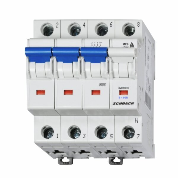 BM018813-- Sicherungsautomat, Kennlinie B, 13A, 3+N, 10kA<br><u>Verkaufseinheit: 1Stk</u>