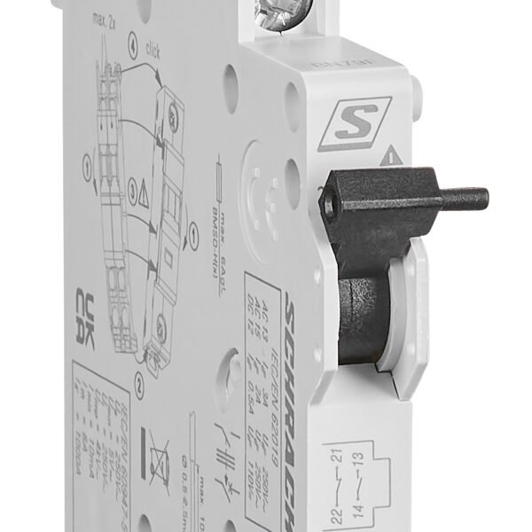BM900001-- Hilfskontakt 1 Schließer 1 Öffner, 250VAC / 4A, schnappbar<br><u>Verkaufseinheit: 1Stk</u>