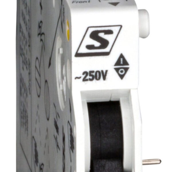 BM900022-- Meldehilfskontakt 2 W., 250VAC/4A, umschaltbar, schnappbar<br><u>Verkaufseinheit: 1Stk</u>