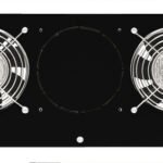 DLT44802-B Dachlüfter mit 2 Ventilatoren u.Thermostat, 19", 4HE,RAL9005<br><u>Verkaufseinheit: 1Stk</u>