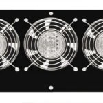 DLT44803-B Dachlüfter mit 3 Ventilatoren u.Thermostat, 19", 4HE,RAL9005<br><u>Verkaufseinheit: 1Stk</u>