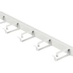 DTBC105R-- 19" Kabelführungspanel, 1HE, 5 Metall-Ringe 63mm, RAL7035<br><u>Verkaufseinheit: 1Stk</u>