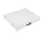 DTFB2400-- 19" Dokumentenlade versperrbar, 25kg Last, T=400mm, 2HE<br><u>Verkaufseinheit: 1Stk</u>