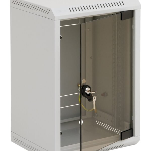 DV610009-A Netzwerk-Wandschrank DV, B=310 H=470 T=260mm,10",9HE,RAL7035<br><u>Verkaufseinheit: 1Stk</u>