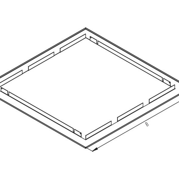 DW4HR2---- Unterputz Kombinationsrahmen für Heimverteiler 2, RAL9003<br><u>Verkaufseinheit: 1Stk</u>