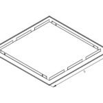 DW4HR3---- Unterputz Kombinationsrahmen für Heimverteiler 3, RAL9003<br><u>Verkaufseinheit: 1Stk</u>