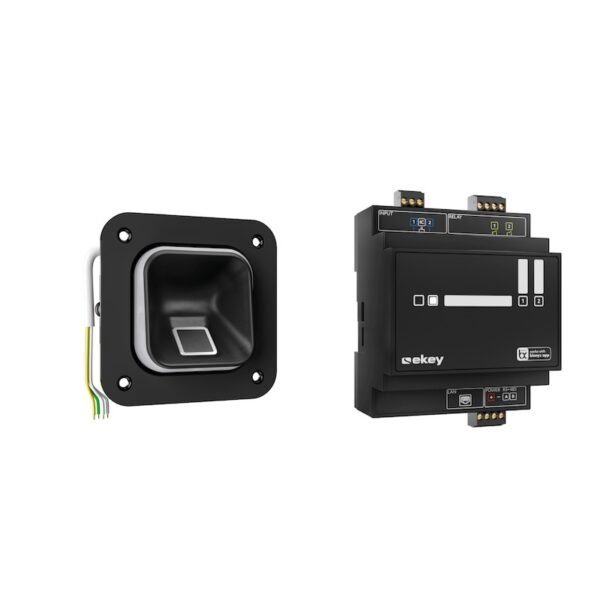 EK204752-- ekey sLine Fingerscan-Set, schwarz<br><u>Verkaufseinheit: 1Stk</u>