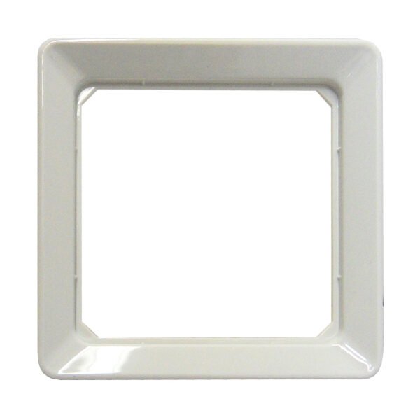 EL203084-- Kombirahmen für Einbaugeräte mit Zentralplatte 50x50mm, rw<br><u>Verkaufseinheit: 1Stk</u>