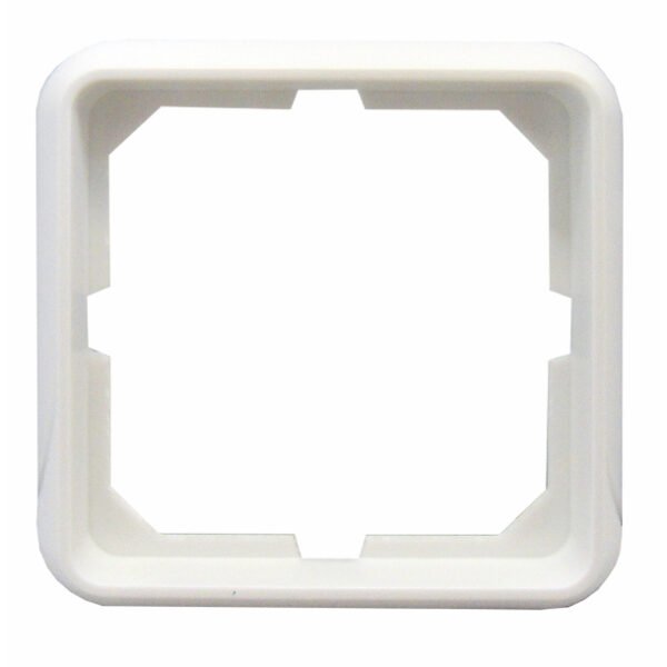 EL204104-- Rahmen 1-fach, reinweiß "Fashion"<br><u>Verkaufseinheit: 1Stk</u>