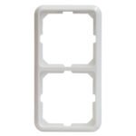EL204200-- Rahmen 2-fach, perlweiß "Fashion"<br><u>Verkaufseinheit: 1Stk</u>