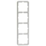 EL204404-- Rahmen 4-fach, reinweiß "Fashion"<br><u>Verkaufseinheit: 1Stk</u>