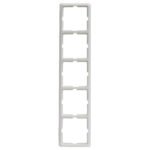 EL204504-- Rahmen 5-fach, reinweiß "Fashion"<br><u>Verkaufseinheit: 1Stk</u>