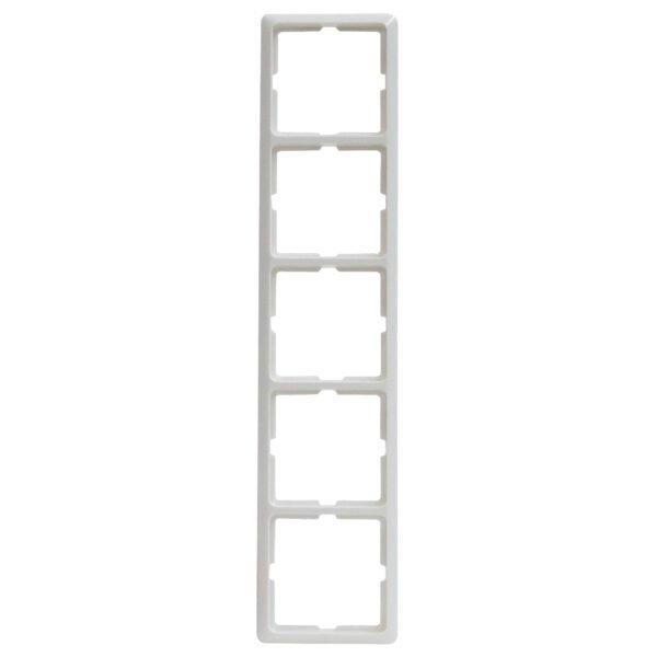 EL204504-- Rahmen 5-fach, reinweiß "Fashion"<br><u>Verkaufseinheit: 1Stk</u>