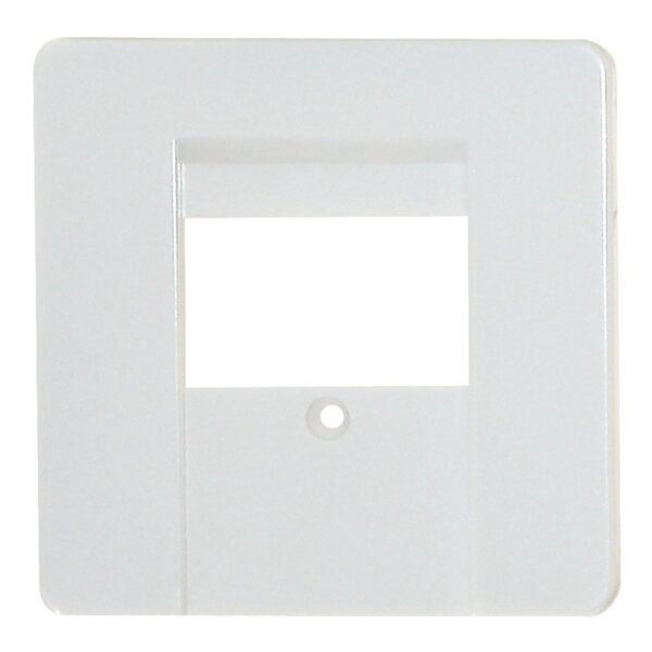 EL206014-- Zentralplatte für Anschlussdose TDO/TAE 3-fach, reinweiß<br><u>Verkaufseinheit: 1Stk</u>