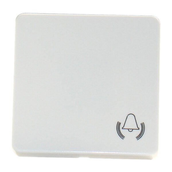 EL213104-- Wippe mit Symbol Klingel, reinweiß<br><u>Verkaufseinheit: 1Stk</u>